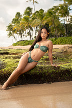 Lyn Top in Monstera Tide